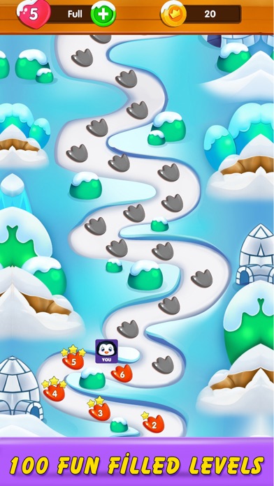 Little Penguin Bubble Shooter screenshot 2