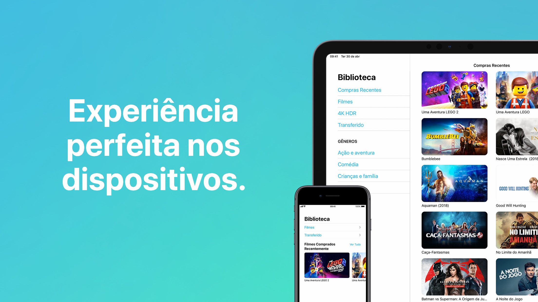 Screenshot do app Apple TV