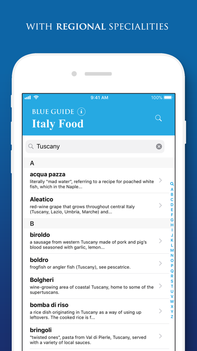 How to cancel & delete Italy Food by Blue Guides from iphone & ipad 4