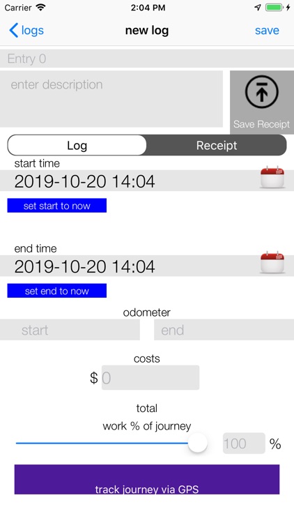 ATO Vehicle Logbook