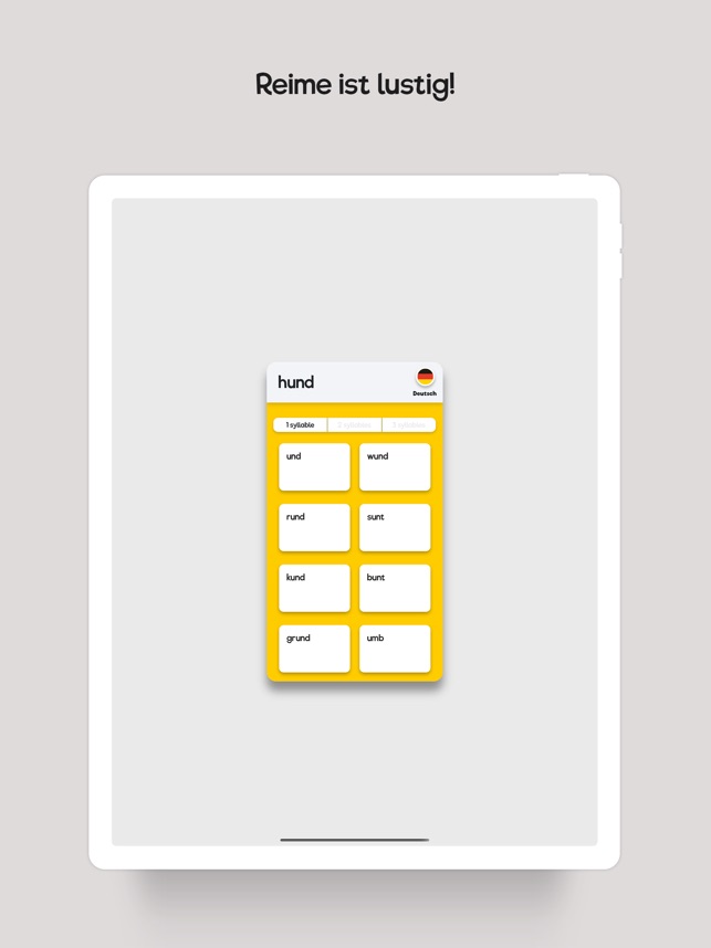 Reime Aid Reimworterbuch Im App Store