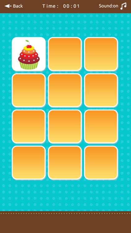 Cupcakes Memory Match Game