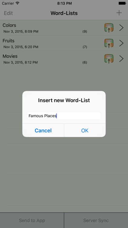 Word List Manager