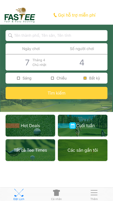 Fastee: Golf Tee Time Booking screenshot 2