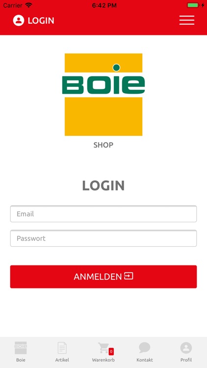 Boie Bestell-App