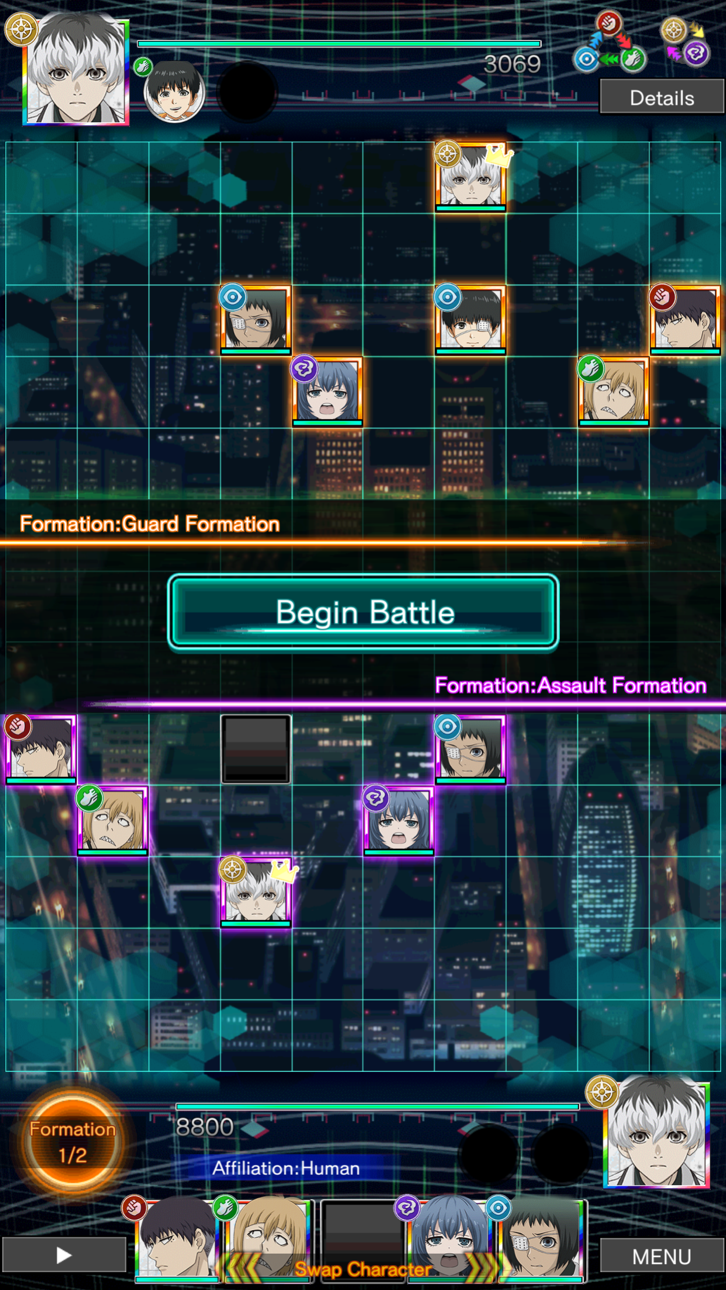 TOKYO GHOUL [:re birth] Hack screenshot 5 - iOS game interface