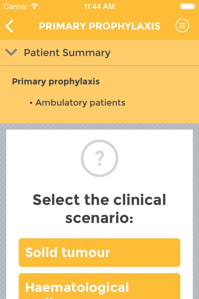 Int. VTE & Cancer Guidelines screenshot 2