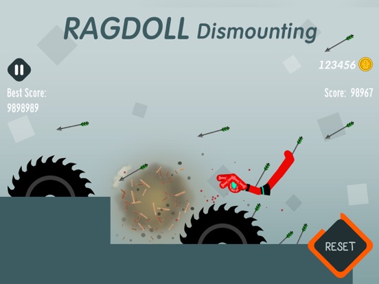 iPad Image of Ragdoll Dismounting
