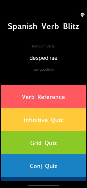 Spanish Verb Blitz