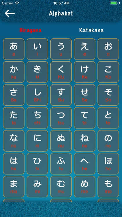 Hiragana & Katakana