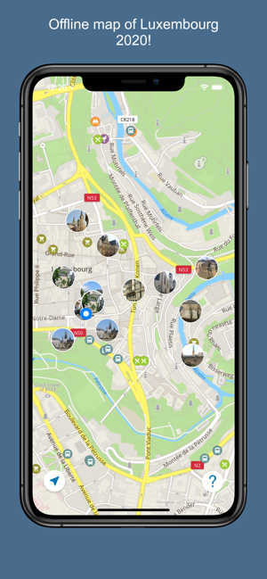 Luxembourg 2020 — offline map