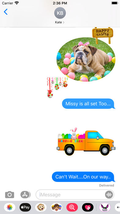 Happy Easter Emoji Stickers screenshot 2