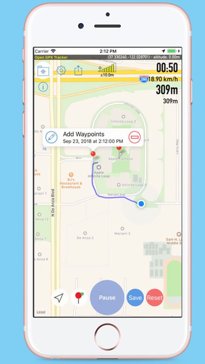 Life assistant - map