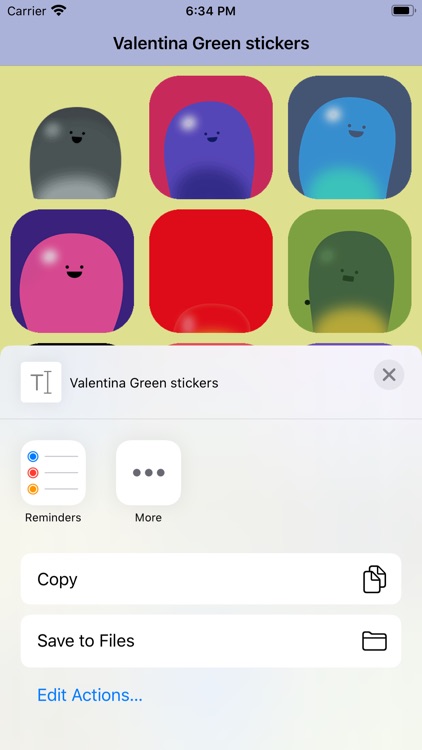 Valentina Green stickers screenshot-3