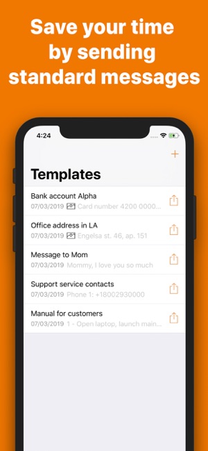 Message Templates - quick post(圖1)-速報App