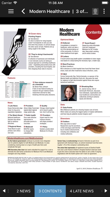 Modern Healthcare Magazine