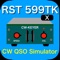 This app is a real CW QSO simulator for Amateur Radio