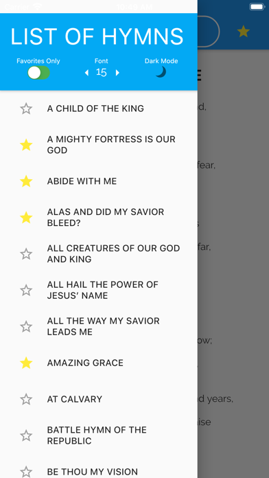 Simple Hymnal screenshot 2