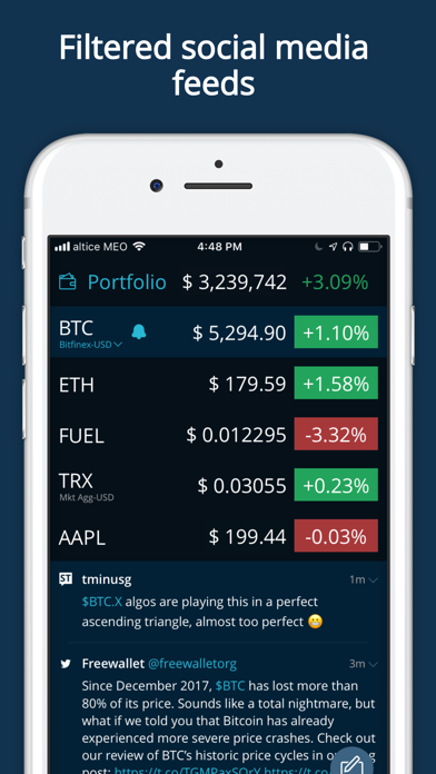 Hodl real time cryptocurrency website