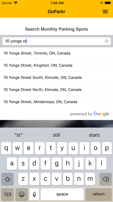GoParkr screenshot 2