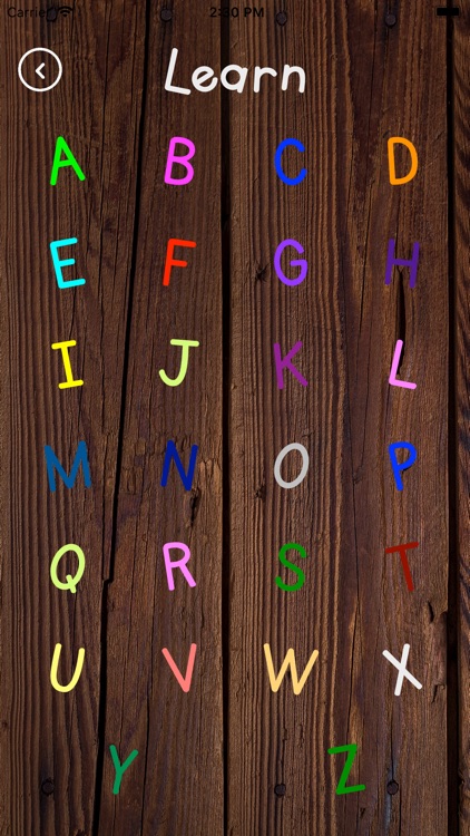 Learn letters and numbers