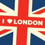 Vintage I Love London Sticker