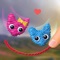 Love Cats Rope - romantic game about kittens 