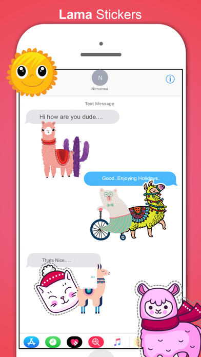 How to cancel & delete Llama Love Stickers from iphone & ipad 4