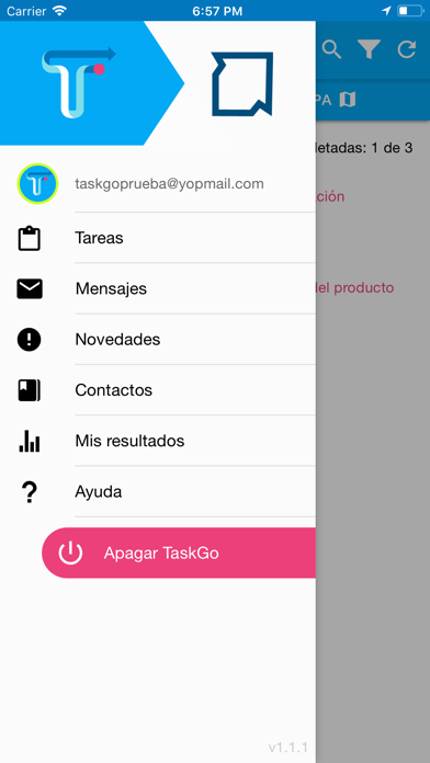 How to cancel & delete TaskGo from iphone & ipad 2