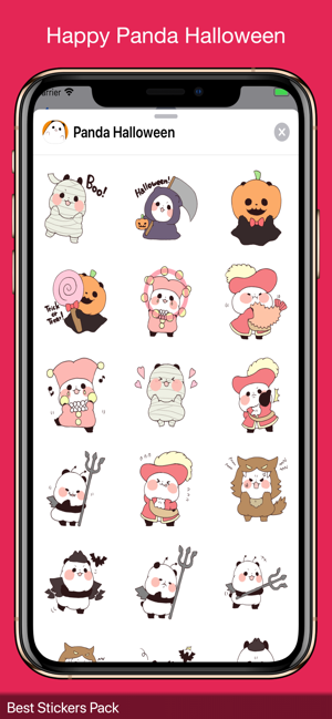 Panda Halloween Stickers(圖5)-速報App