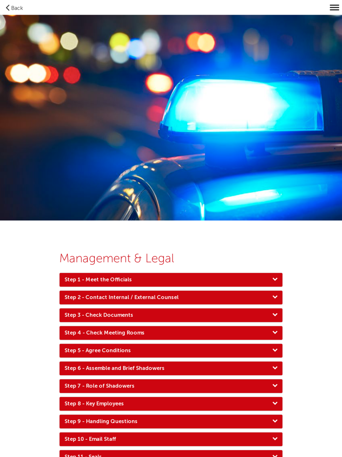 Dawn Raids First Response