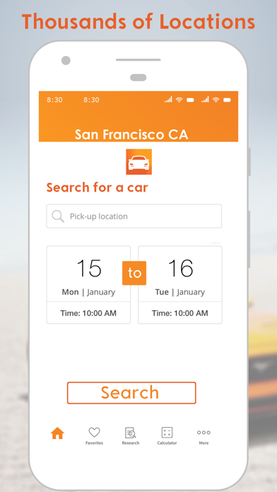 Booking Car Rental: Find Deals screenshot 2