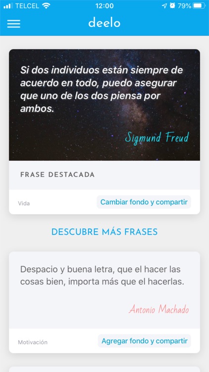 Deelo - App de frases