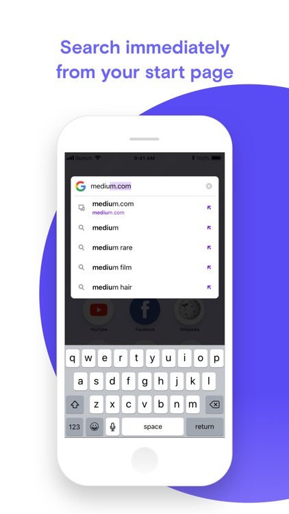 Opera Touch web browser screenshot-3