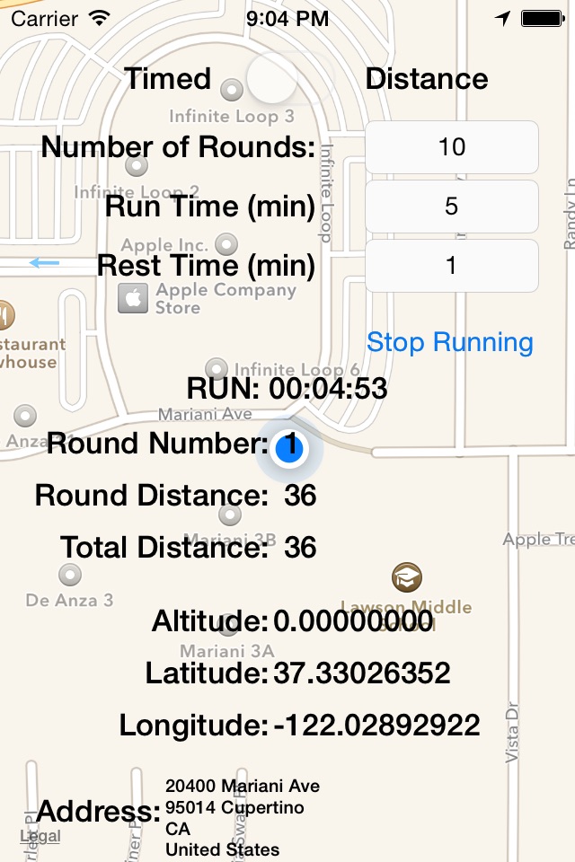 Distance Interval Trainer screenshot 4