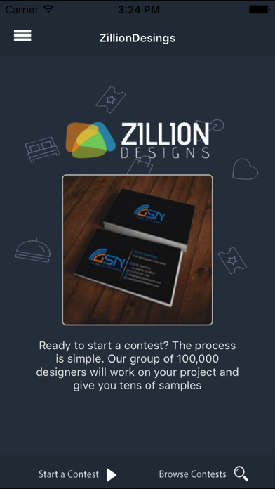 How to cancel & delete Zillion Designs Contest from iphone & ipad 1