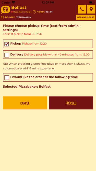 Pizzabaker UK screenshot 3