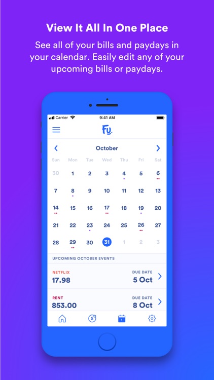 FU - Lifestyle Spending screenshot-5