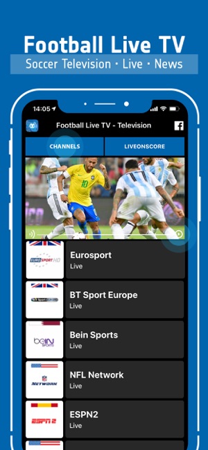 Football Live TV - Soccer TV(圖1)-速報App