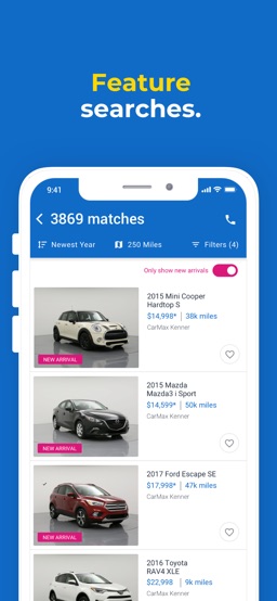 CarMax: Used Cars for Sale app screenshot