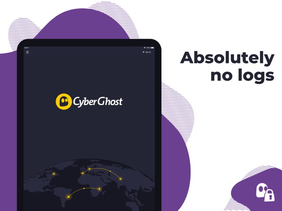 iPad Image of CyberGhost VPN & WiFi Proxy