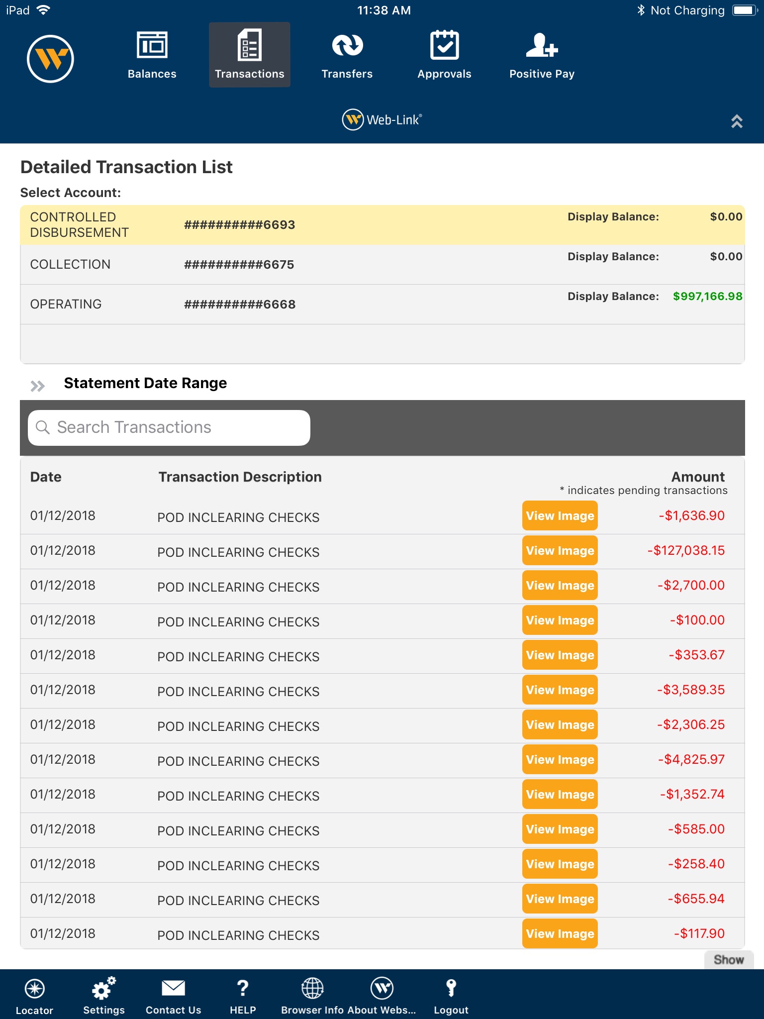 Webster Web-Link® for Business screenshot 3