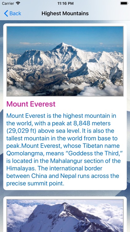 Highest Mountains In The World screenshot-3