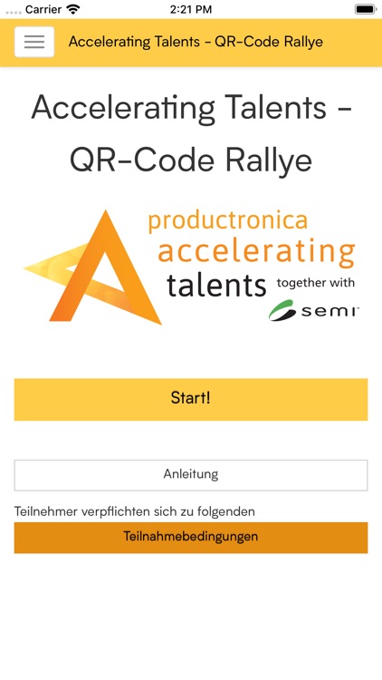 Accelerating Talents-QR-Rallye