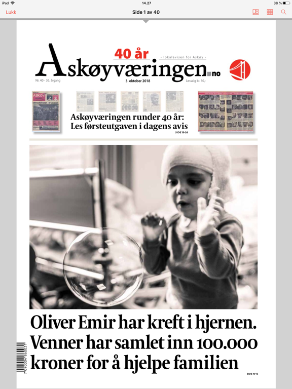 Askøyværingen eAvis screenshot 2