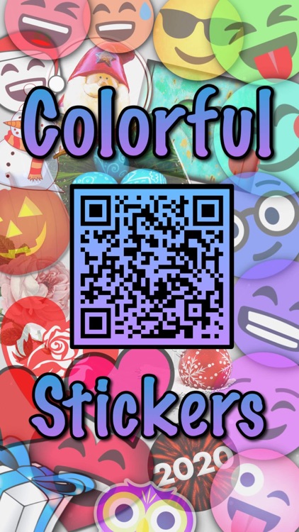 Colorful Stickers and Emoji
