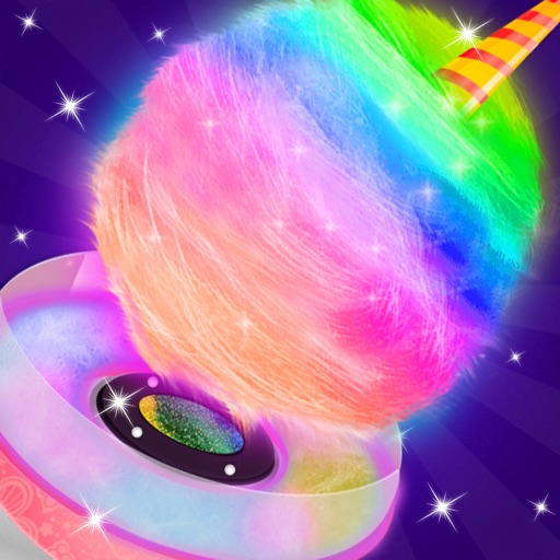 Glowing Cotton Candy Maker Icon
