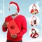 Christmas yourself and put your face in a picture with the merriest "Christmas decorations photo modifier" of the season