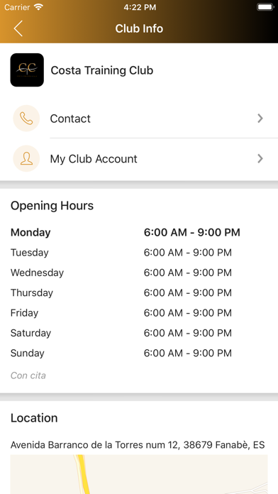 Costa Training Club screenshot 2