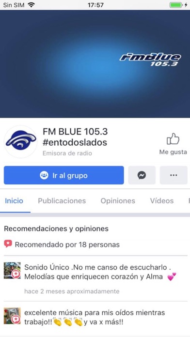 FM BLUE 105 screenshot 2